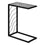 TABLE D'APPOINT - 25"H / ASPECT PIERRE GRIS / METAL NOIR ( Meuble Mtl ) 