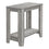 TABLE D'APPOINT - 22"H / GRIS INDUSTRIEL ( Meuble Mtl )