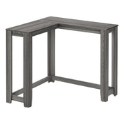 TABLE D'APPOINT - 36" / CONSOLE DE COIN GRIS ( Meuble Mtl )
