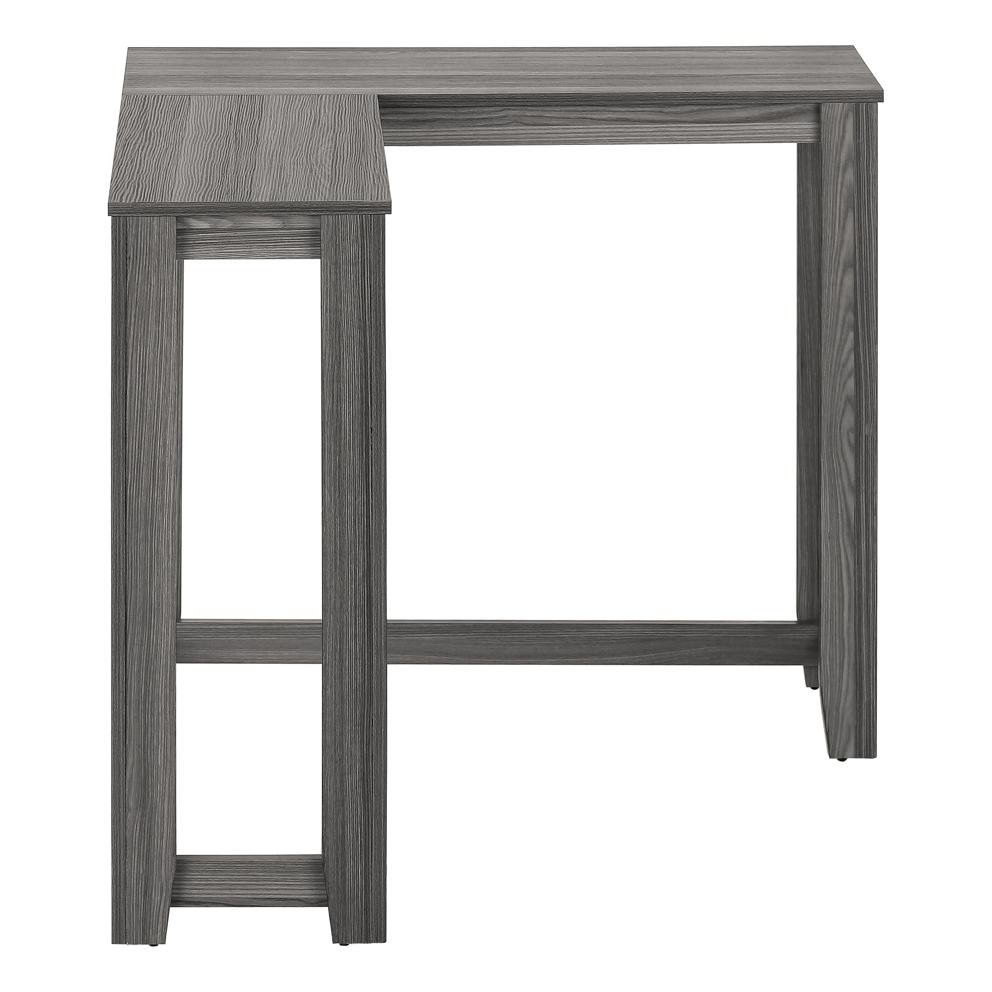 TABLE D'APPOINT - 36" / CONSOLE DE COIN GRIS ( Meuble Mtl )