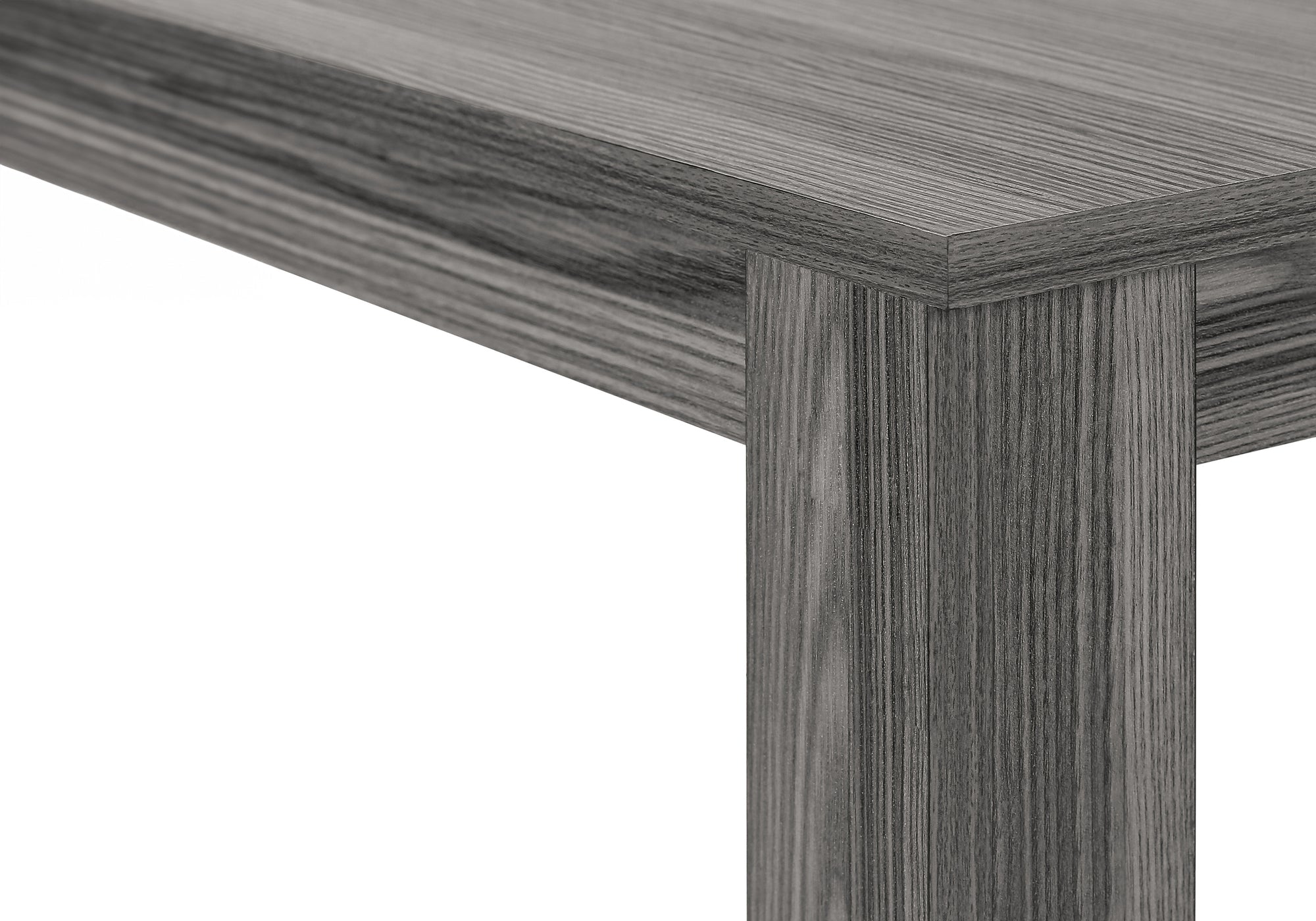 TABLE D'APPOINT - 36" / CONSOLE DE COIN GRIS ( Meuble Mtl )