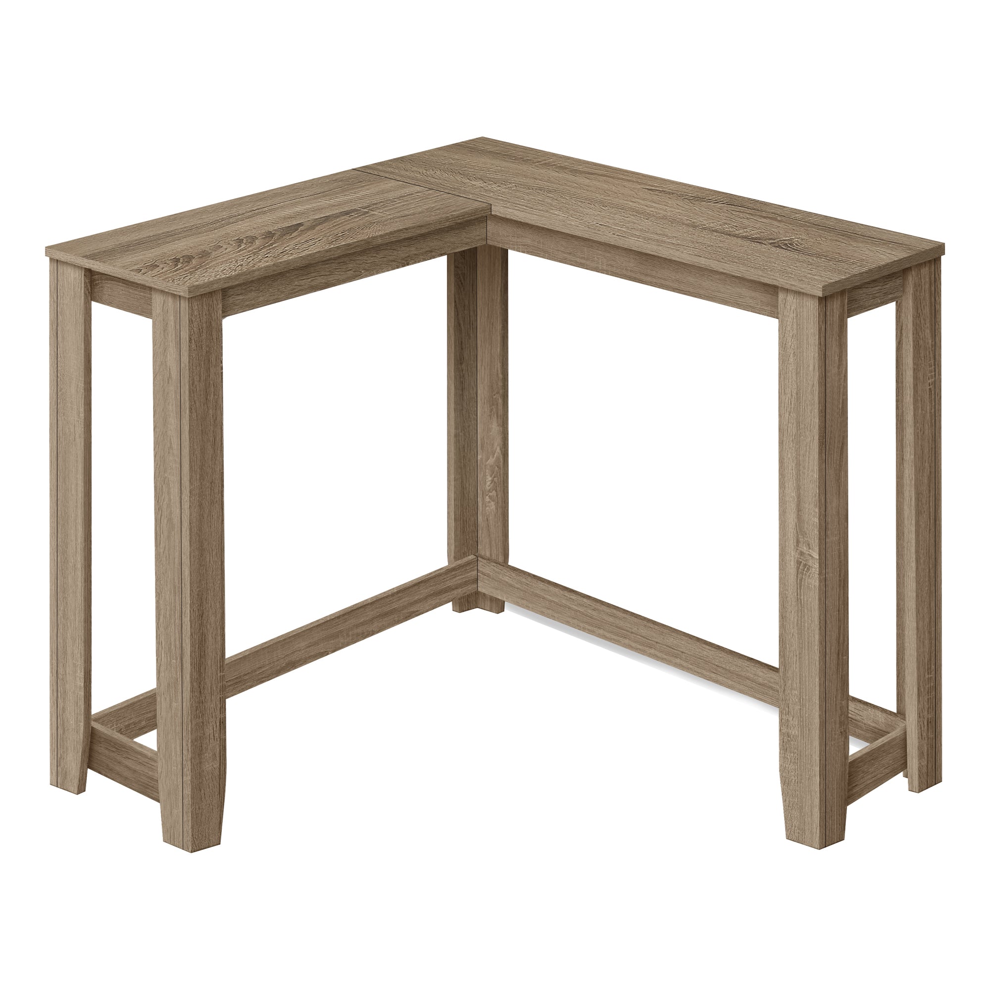 TABLE D'APPOINT - 36" / CONSOLE DE COIN TAUPE FONCE ( Meuble Mtl )