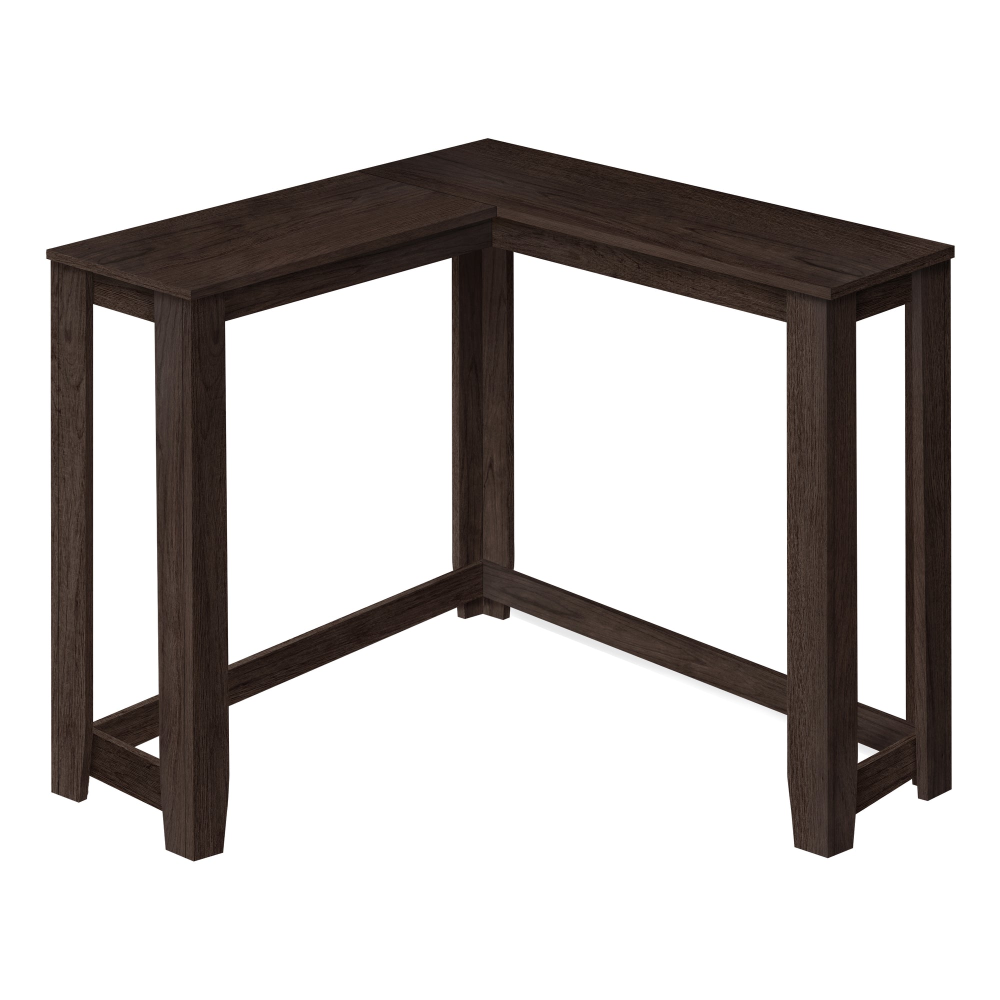TABLE D'APPOINT - 36" / CONSOLE DE COIN ESPRESSO ( Meuble Mtl )
