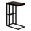 TABLE D'APPOINT - 25"H / ESPRESSO / METAL NOIR ( Meuble Mtl )