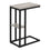 TABLE D'APPOINT - 25"H / GRIS / METAL NOIR ( Meuble Mtl ) 