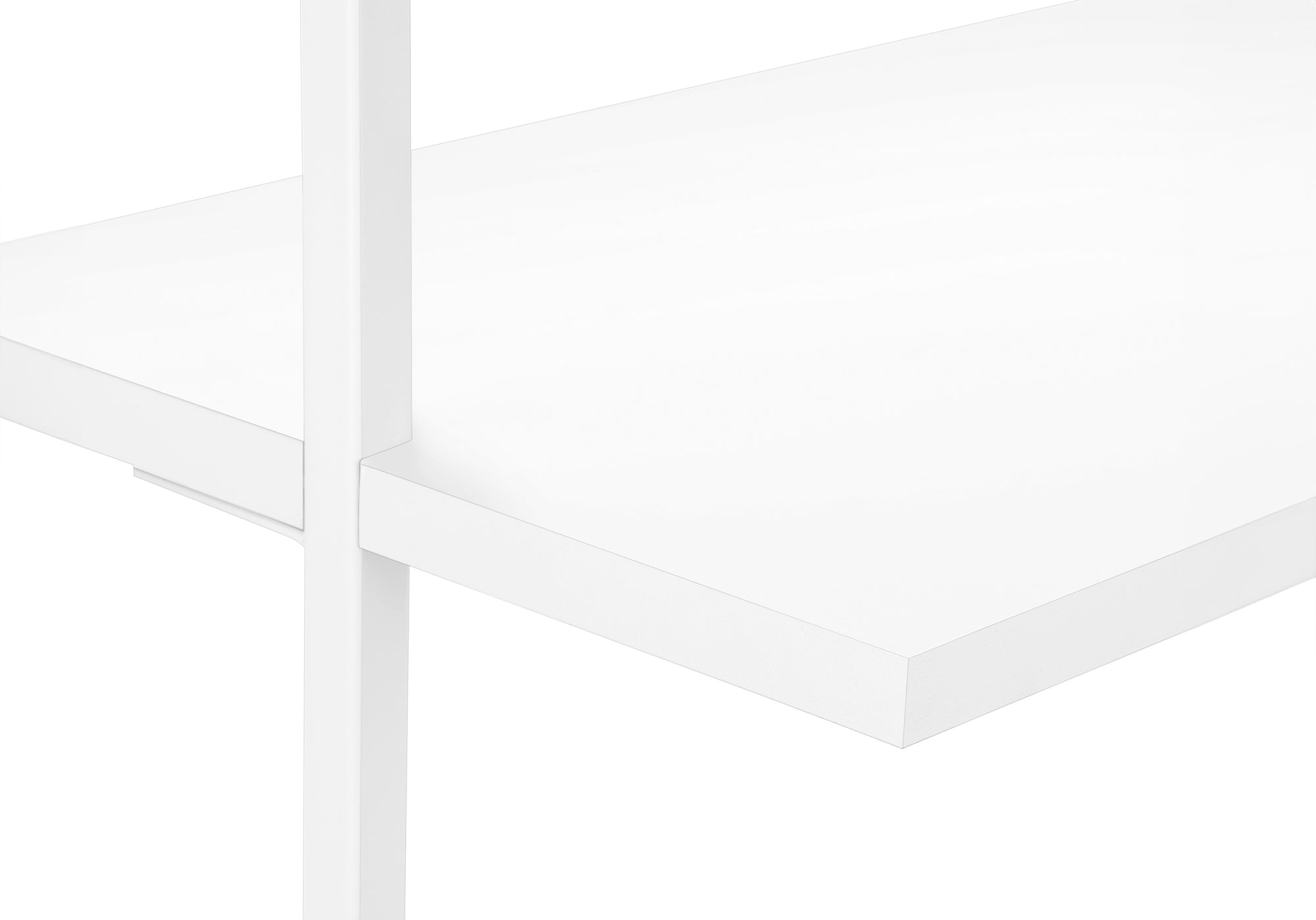 BIBLIOTHÈQUE - ÉCHELLE 72"H BLANC / MÉTAL BLANC ( Meuble Mtl )