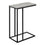 TABLE D'APPOINT - 25"H / GRIS / METAL NOIR ( Meuble Mtl )