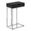 TABLE D'APPOINT - 25"H / NOIR / METAL ARGENT ( Meuble Mtl )