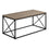 TABLE BASSE - 40"L / TAUPE FONCE / METAL NOIR ( Meuble Mtl )