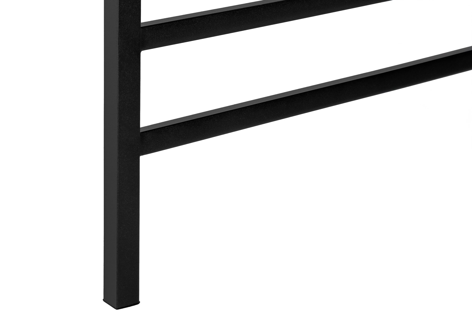 TABLE BASSE - 40"L / TAUPE FONCE / METAL NOIR ( Meuble Mtl )