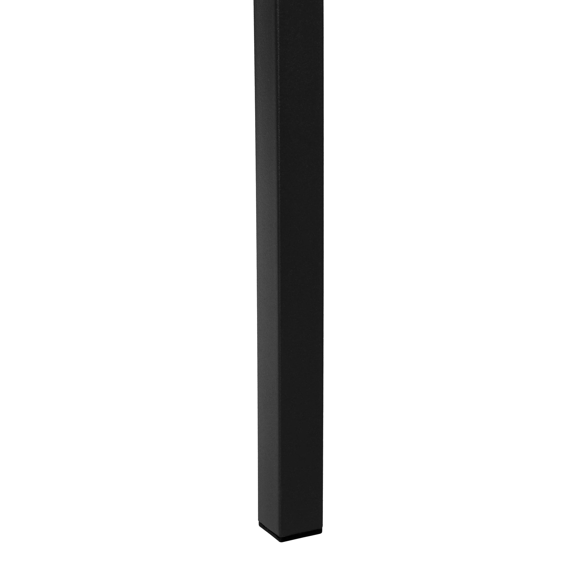 TABLE BASSE - 40"L / GRIS / METAL NOIR ( Meuble Mtl )