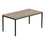 TABLE BASSE - 40"L / TAUPE FONCÉ / MÉTAL NOIR