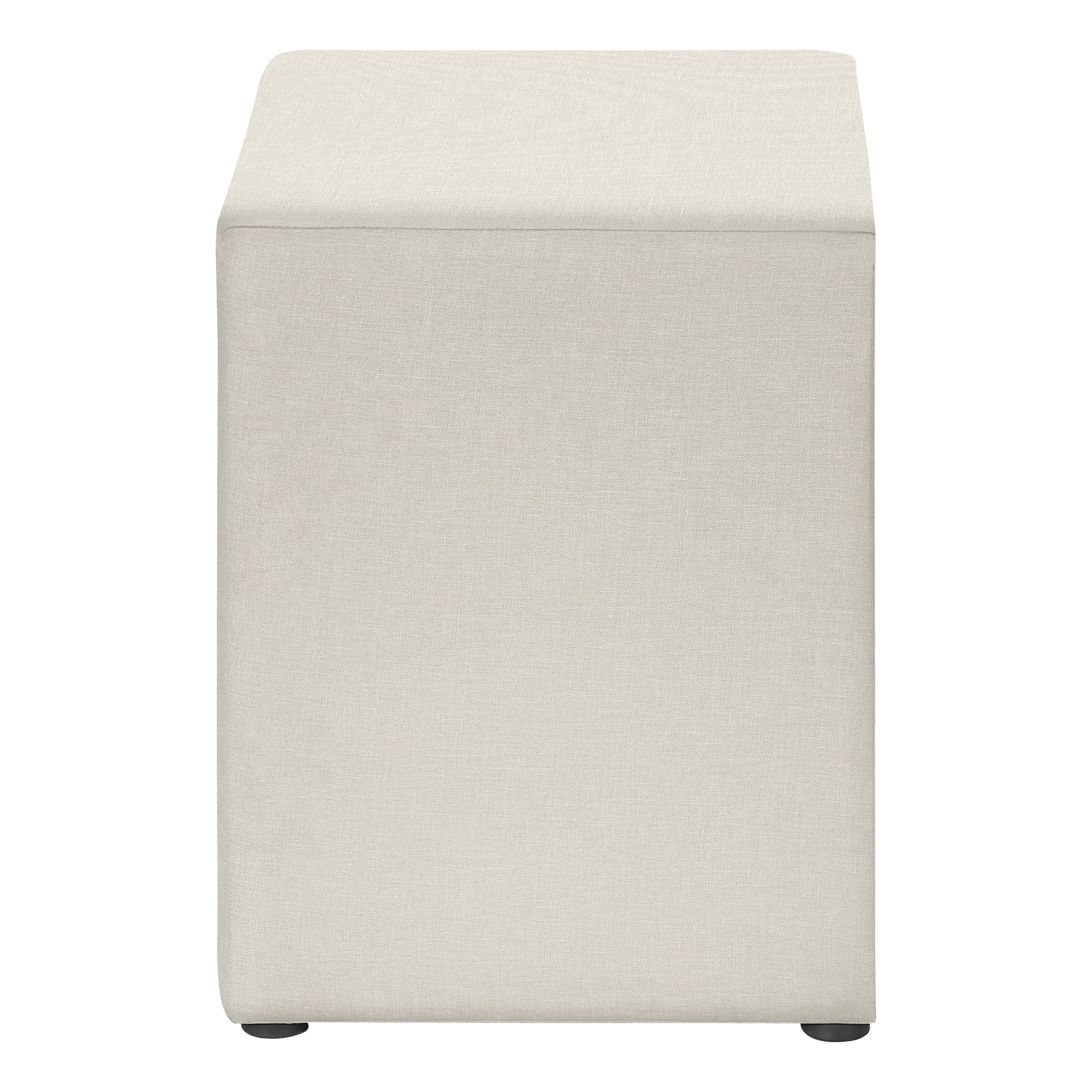 TABLE DE CHEVET - 21"H / LIN BEIGE