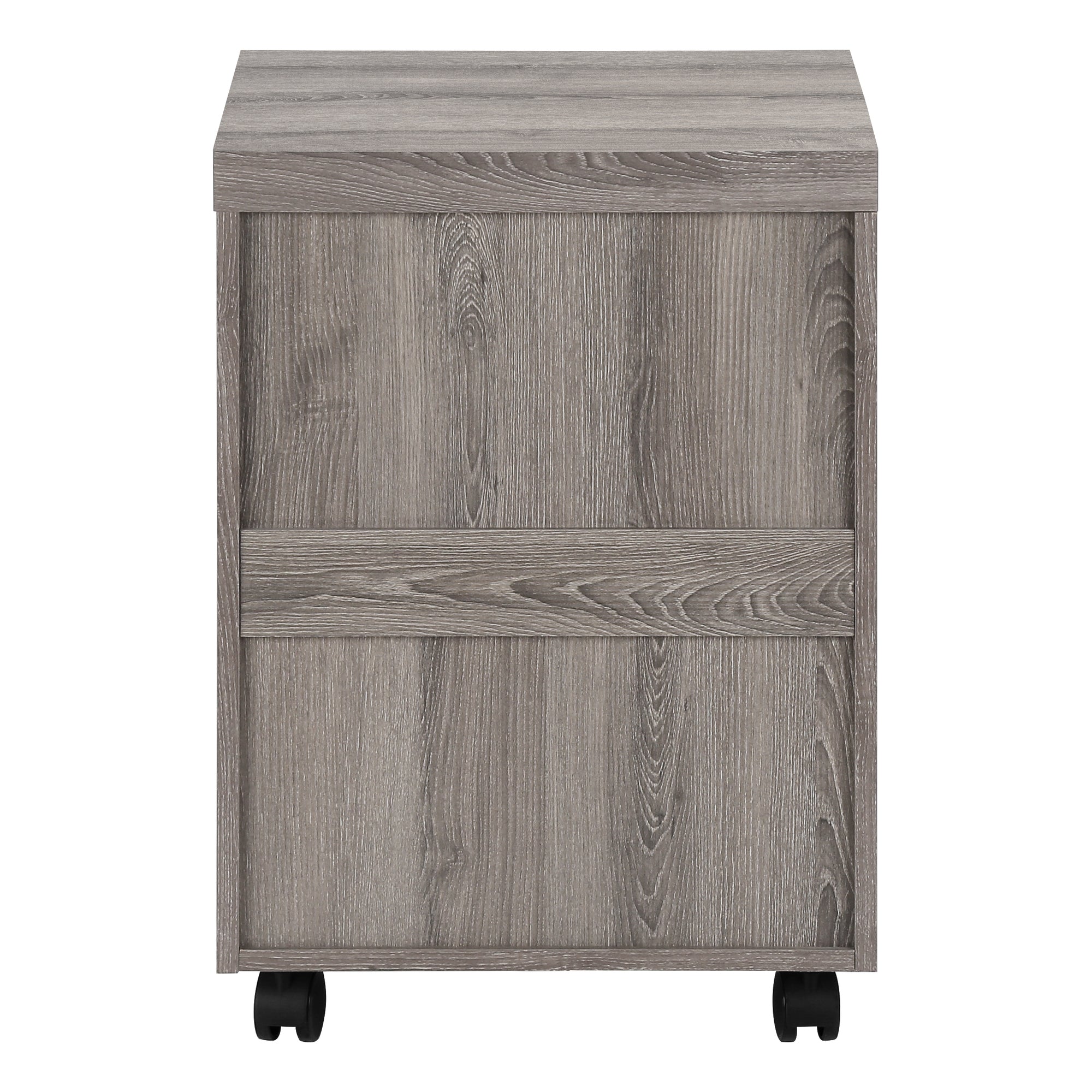 CLASSEUR - 3 TIROIRS / TAUPE FONCE SUR ROULETTES ( Meuble Mtl )
