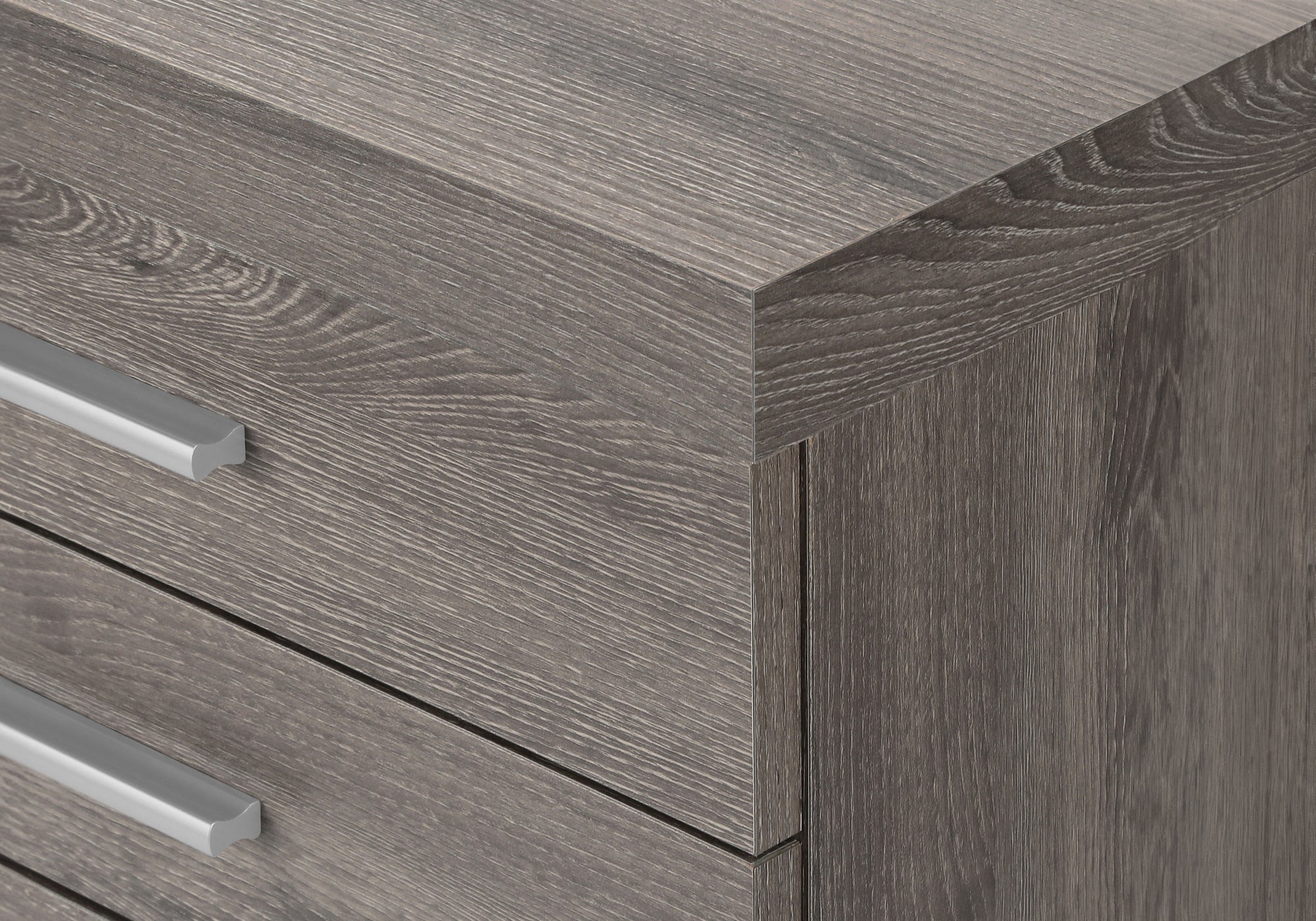 CLASSEUR - 3 TIROIRS / TAUPE FONCE SUR ROULETTES ( Meuble Mtl )