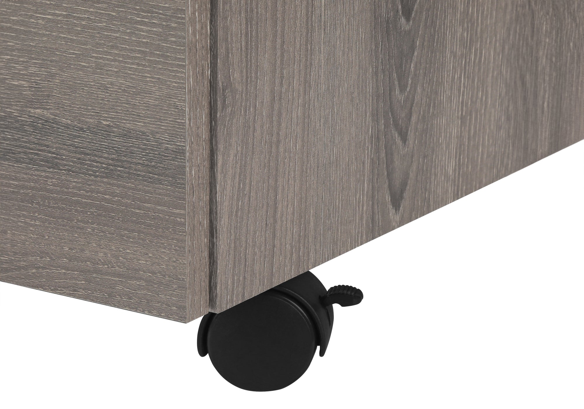 CLASSEUR - 3 TIROIRS / TAUPE FONCE SUR ROULETTES ( Meuble Mtl )