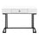 BUREAU D'ORDINATEUR - 42"L / BLANC / METAL NOIR 