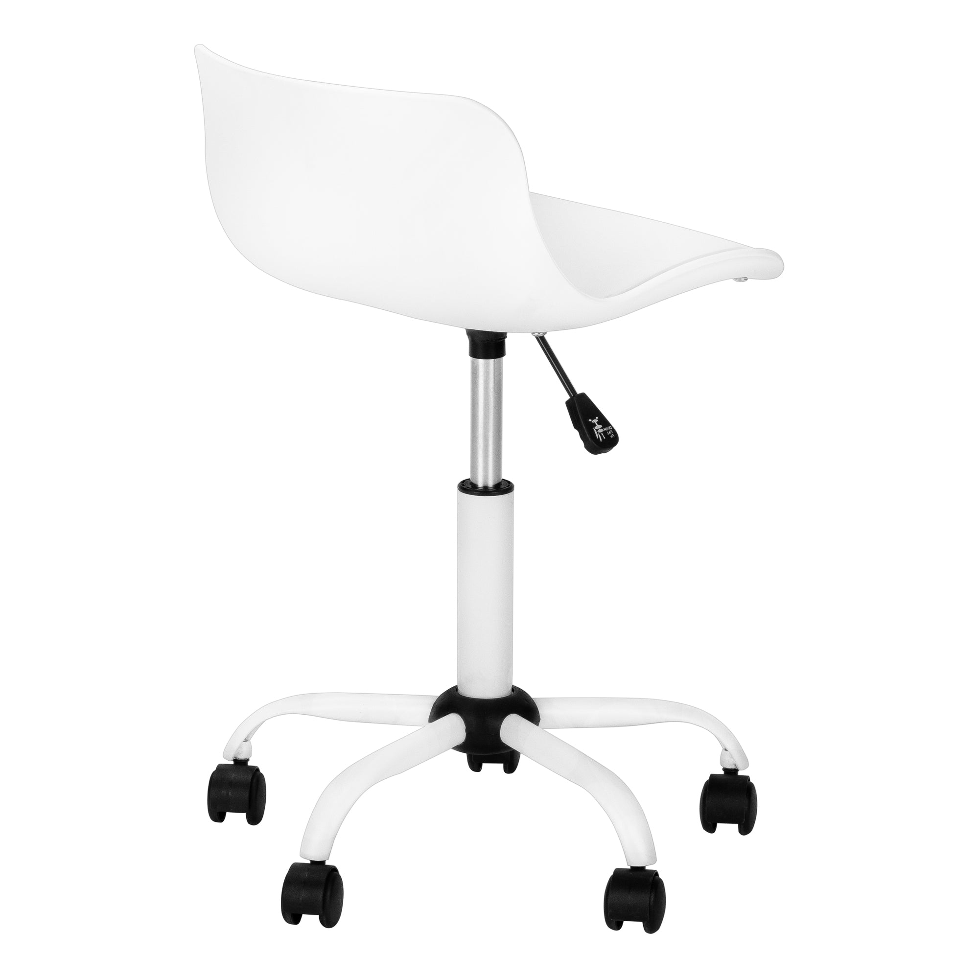 CHAISE DE BUREAU - BLANCHE JUVENILE / MULTIPOSITIONS ( Meuble Mtl )