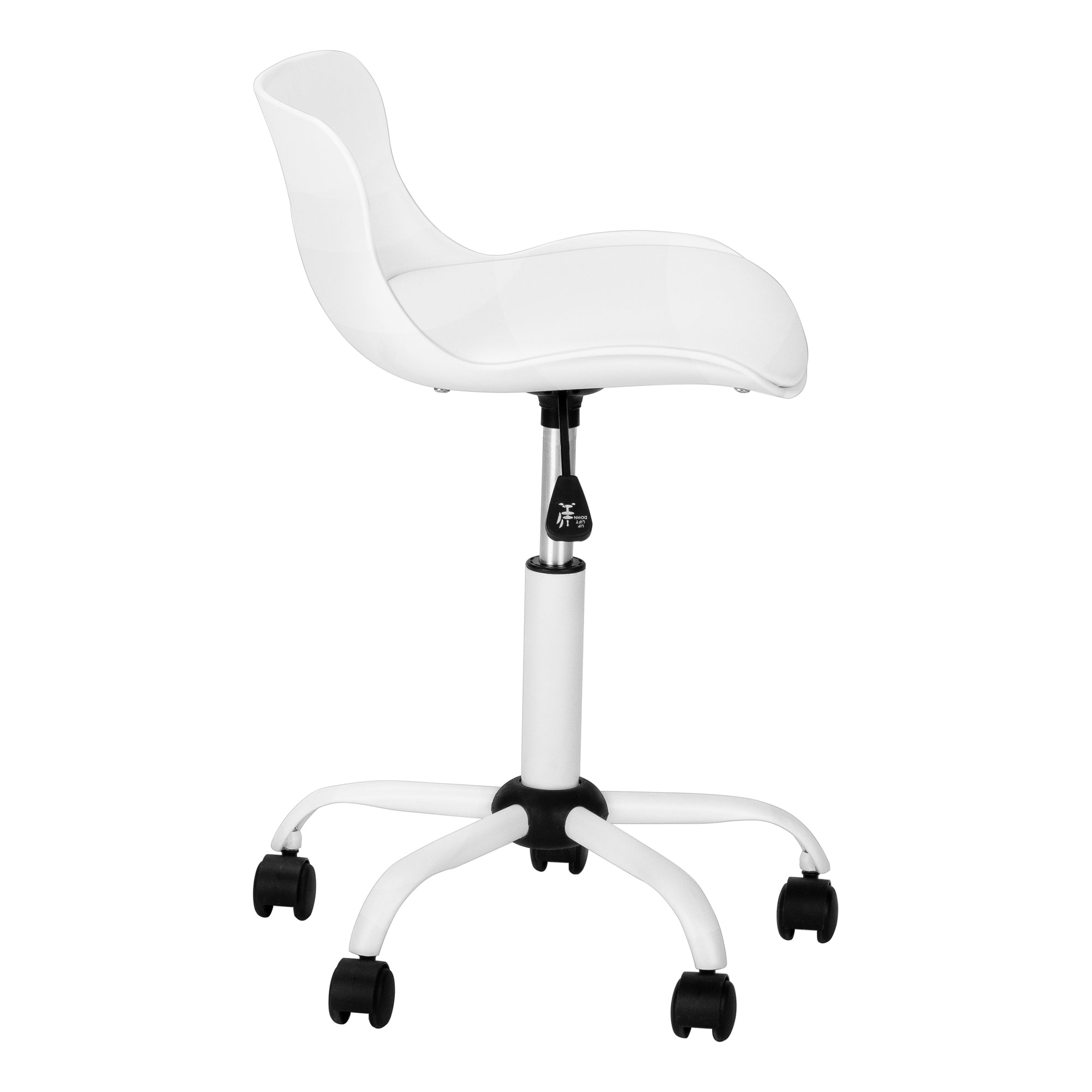 CHAISE DE BUREAU - BLANCHE JUVENILE / MULTIPOSITIONS ( Meuble Mtl )