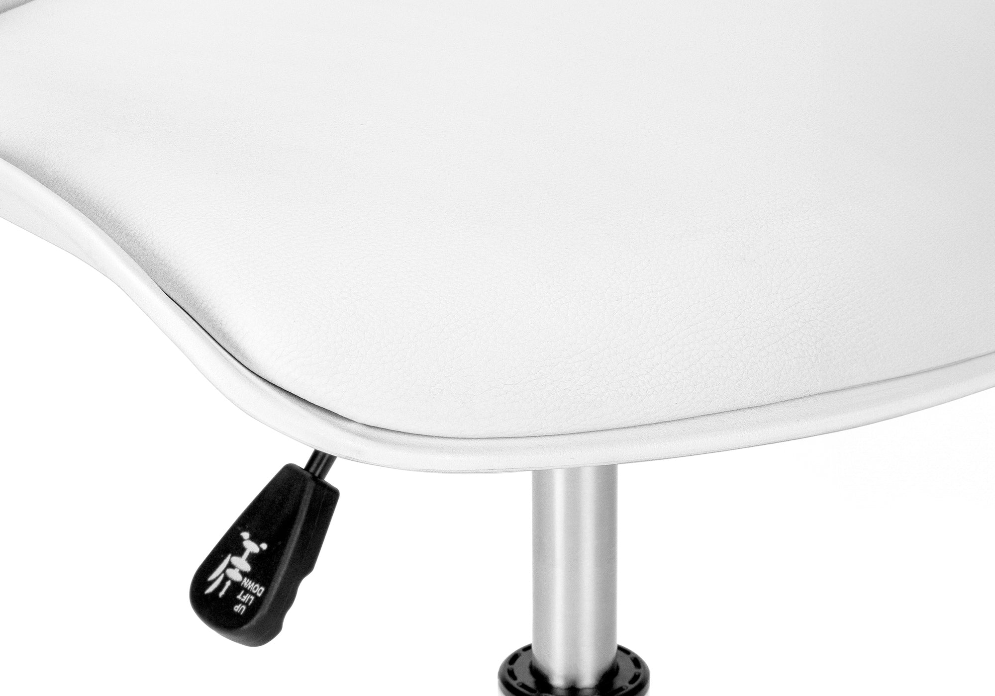 CHAISE DE BUREAU - BLANCHE JUVENILE / MULTIPOSITIONS ( Meuble Mtl )