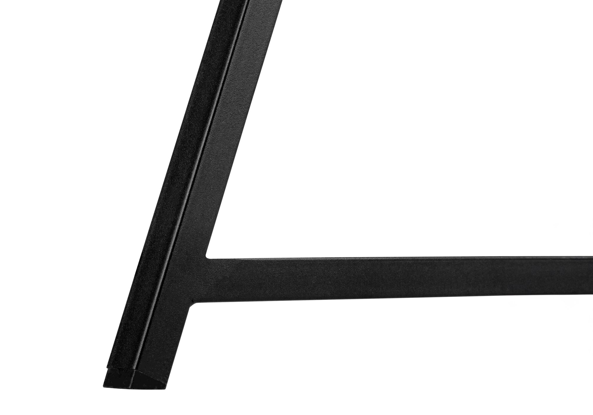 BUREAU D'ORDINATEUR - 48"L / GRIS / METAL NOIR ( Meuble Mtl )