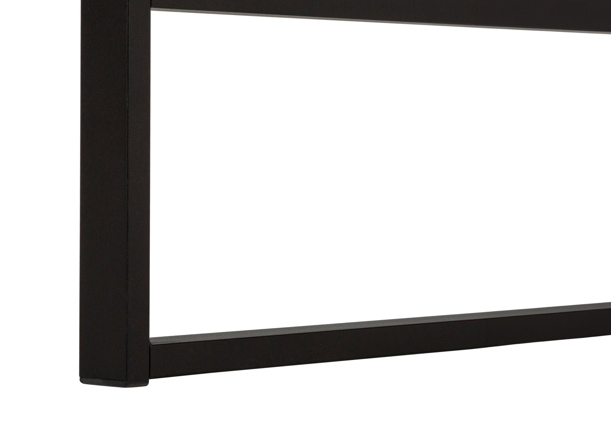 BUREAU D'ORDINATEUR - 48"L / NOYER / METAL NOIR ( Meuble Mtl )