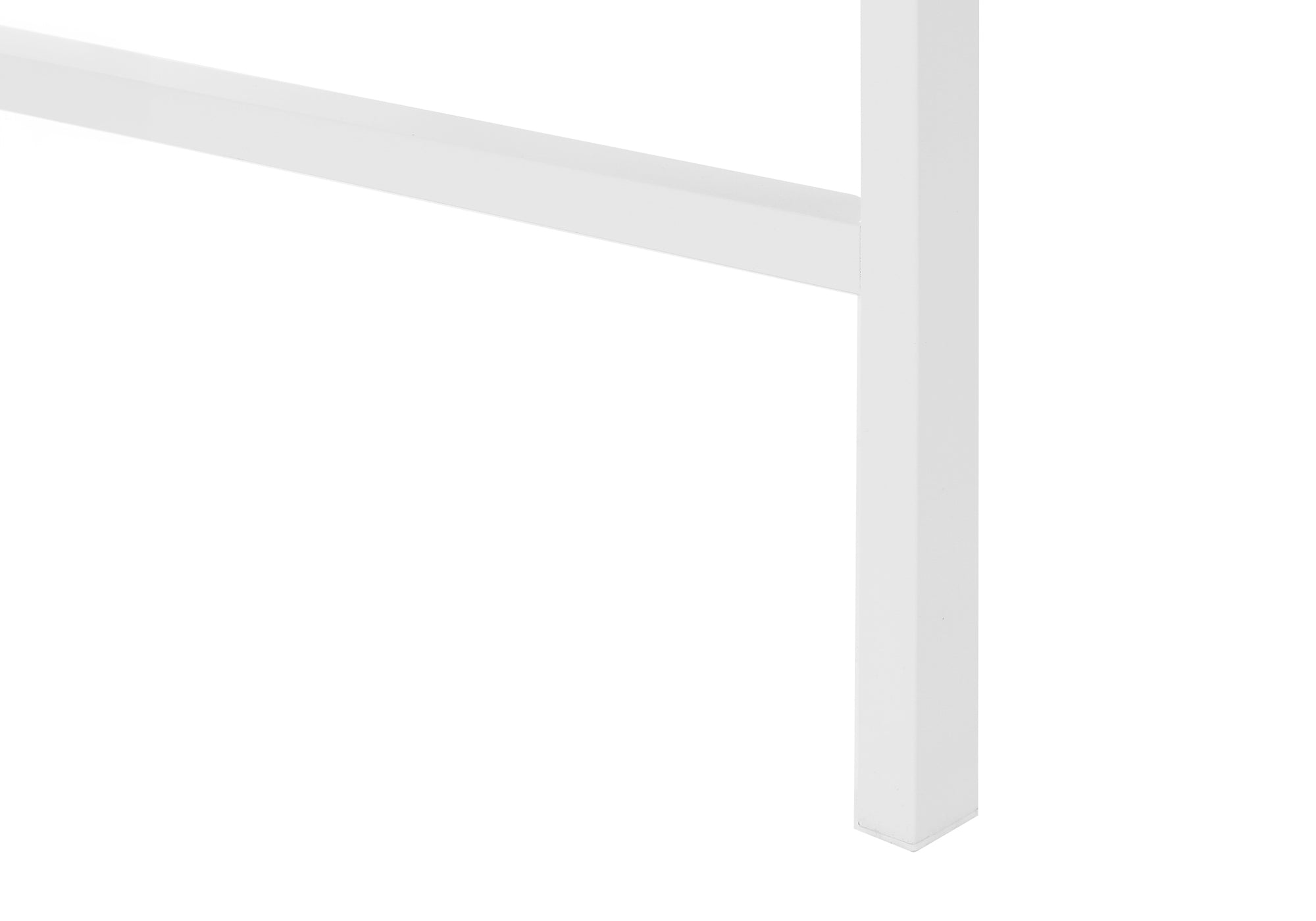 BUREAU D'ORDINATEUR - 48"L / BLANC / HAUTEUR DEBOUT BLANC ( Meuble Mtl )
