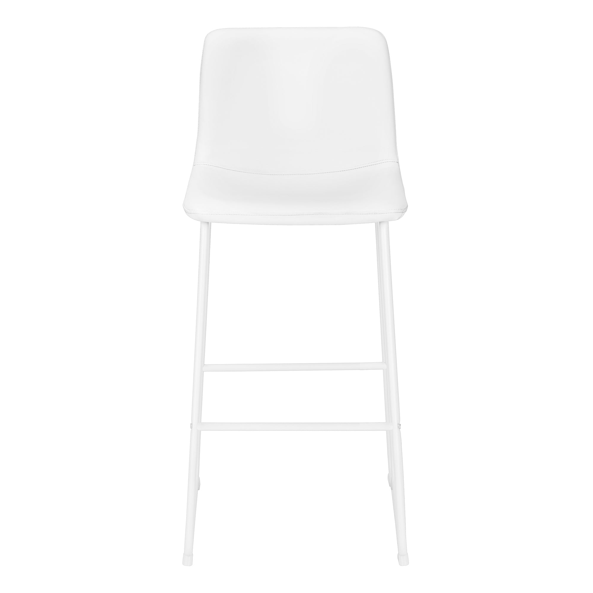 CHAISE DE BUREAU - SIMILI-CUIR BLANC / BUREAU DEBOUT