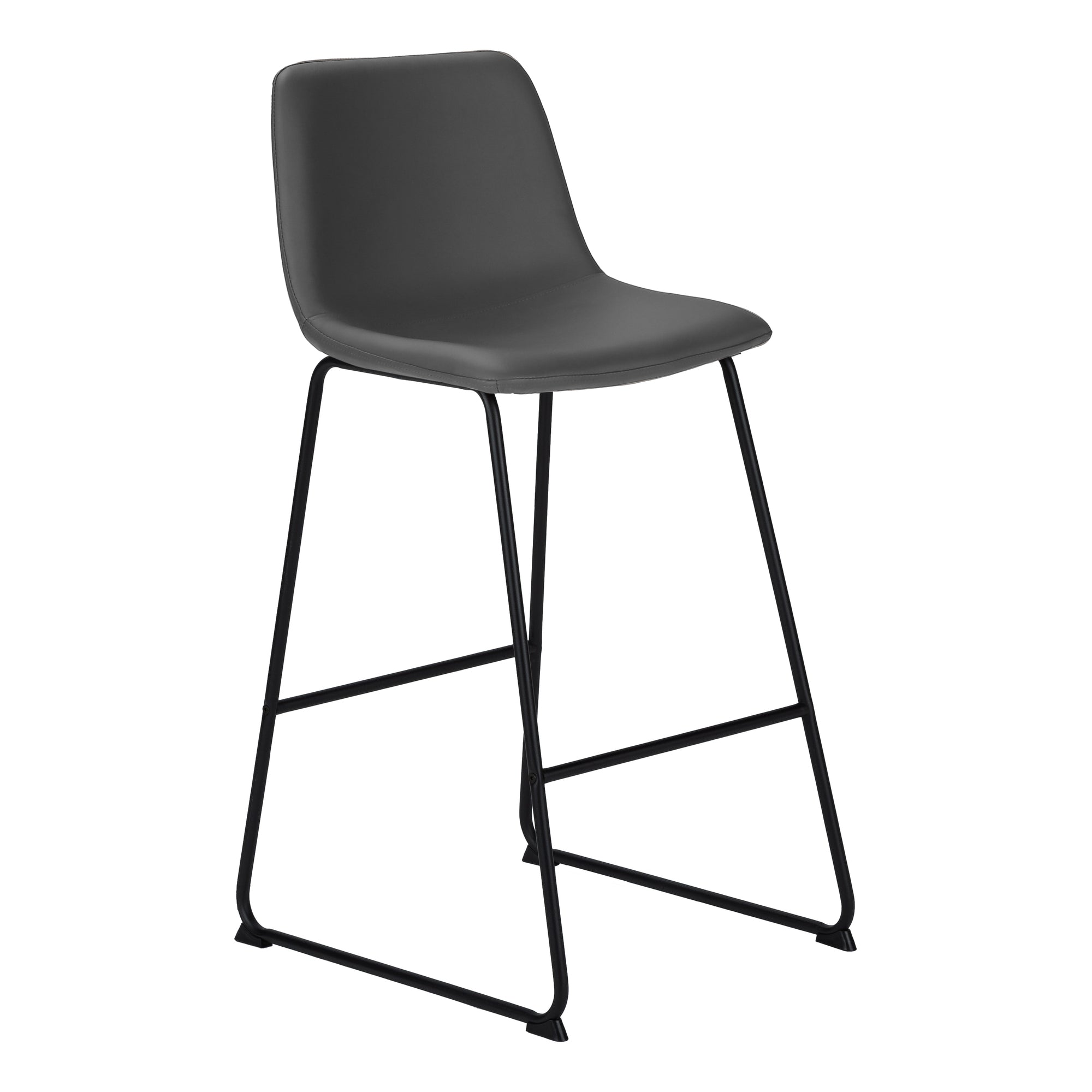 CHAISE DE BUREAU - SIMILI-CUIR GRIS / BUREAU DEBOUT ( Meuble Mtl )