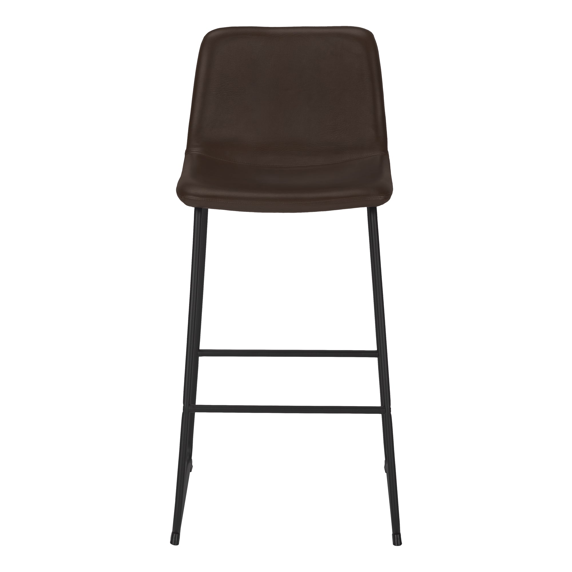 CHAISE DE BUREAU - SIMILI-CUIR MARRON / BUREAU DEBOUT ( Meuble Mtl )