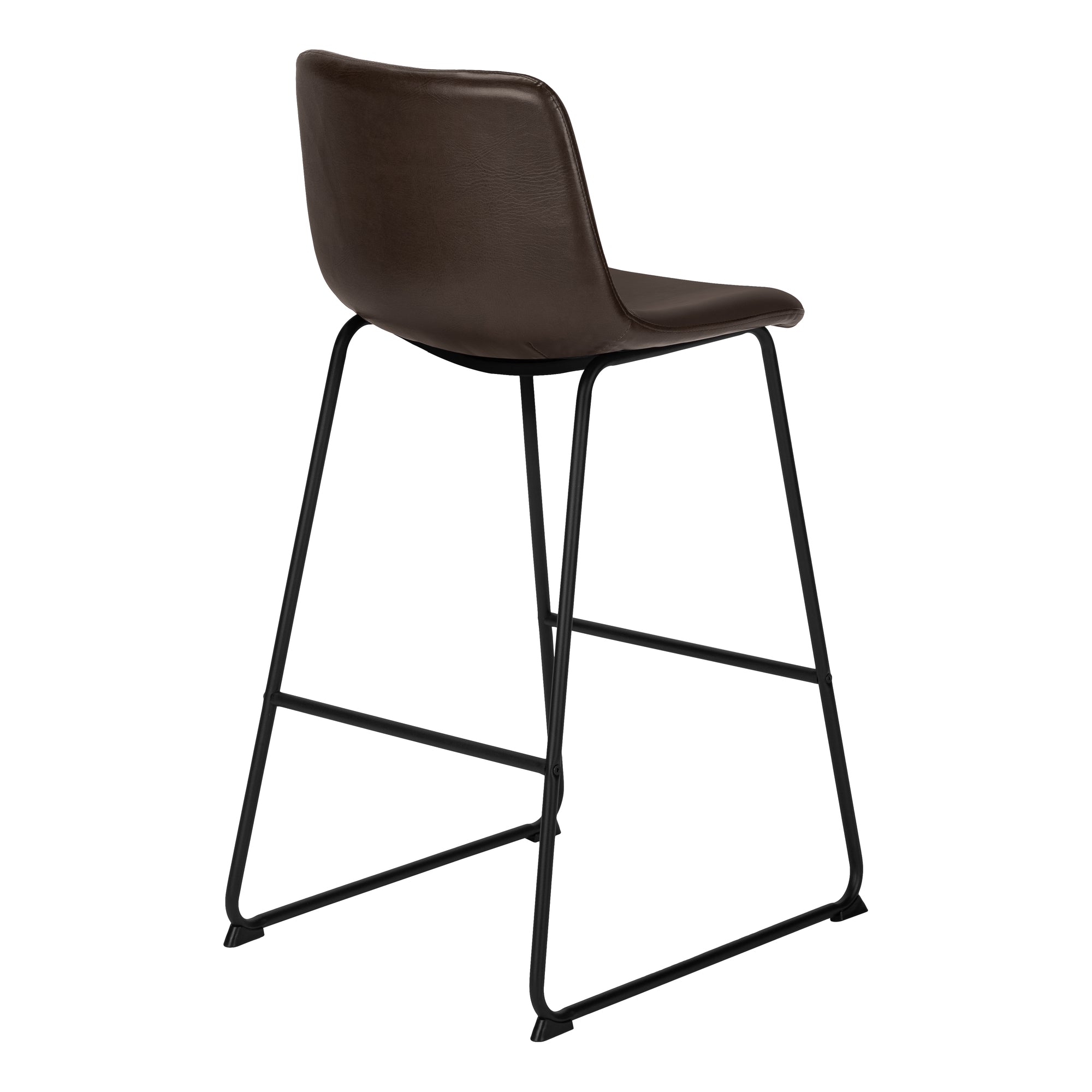 CHAISE DE BUREAU - SIMILI-CUIR MARRON / BUREAU DEBOUT ( Meuble Mtl )