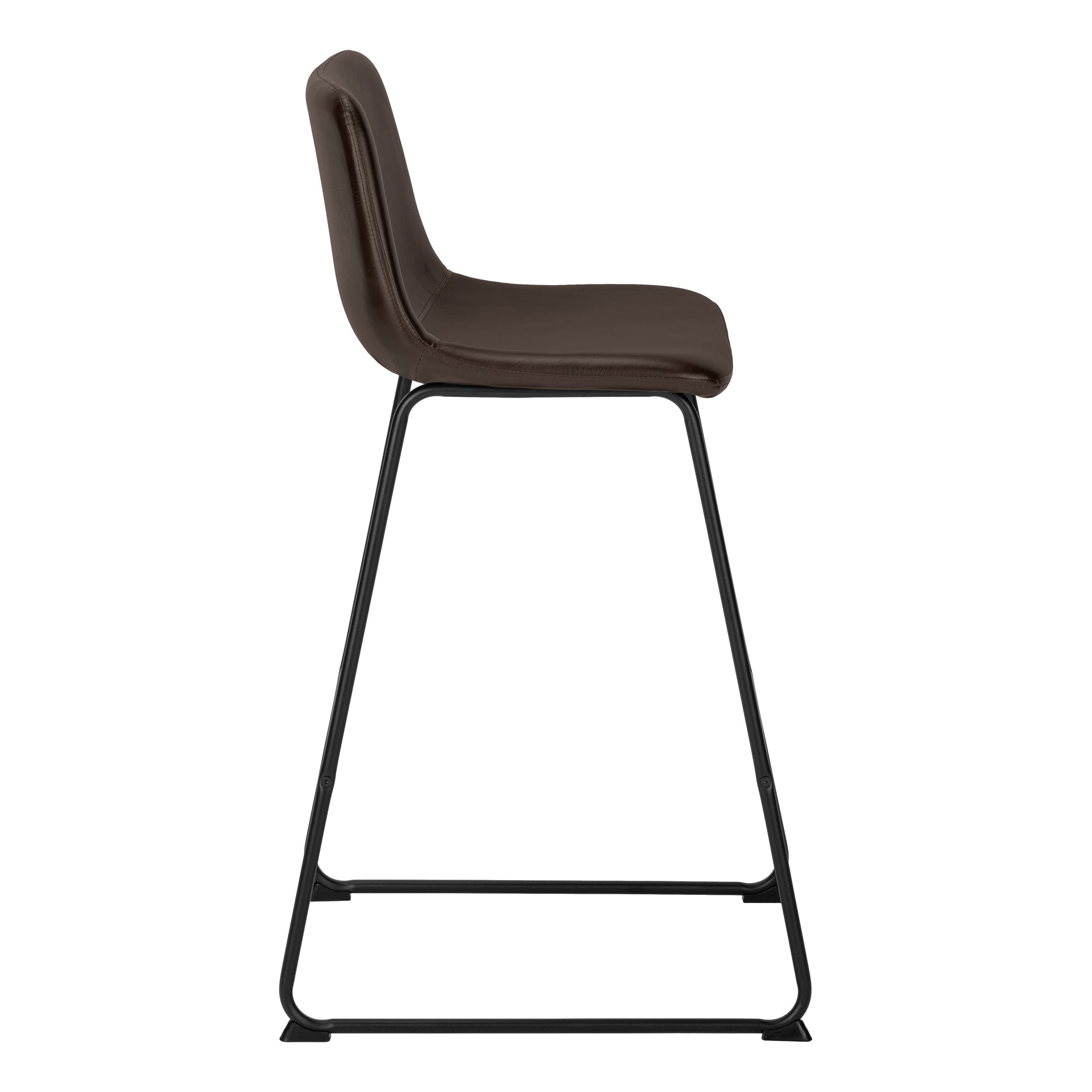 CHAISE DE BUREAU - SIMILI-CUIR MARRON / BUREAU DEBOUT ( Meuble Mtl )