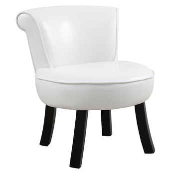 CHAISE JUVÉNILE - SIMILI-CUIR BLANC ( Meuble Mtl ) 