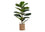 PLANTE ARTIFICIELLE - 28"H/FIGUIER INTERIEUR/POT TISSE 8"