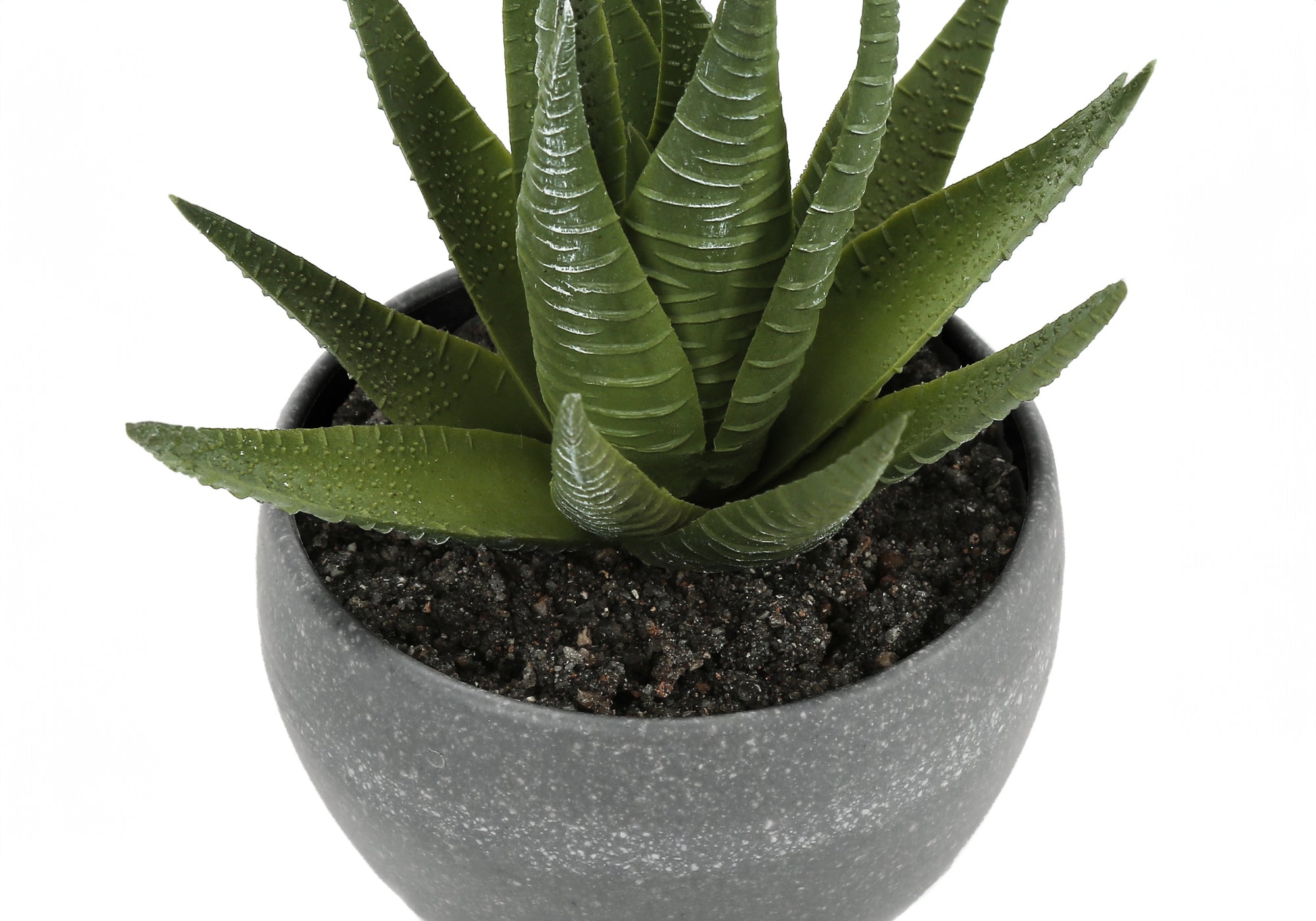 PLANTE ARTIFICIELLE - 3MCX / 6"H SUCCULENT POT GRIS 3"