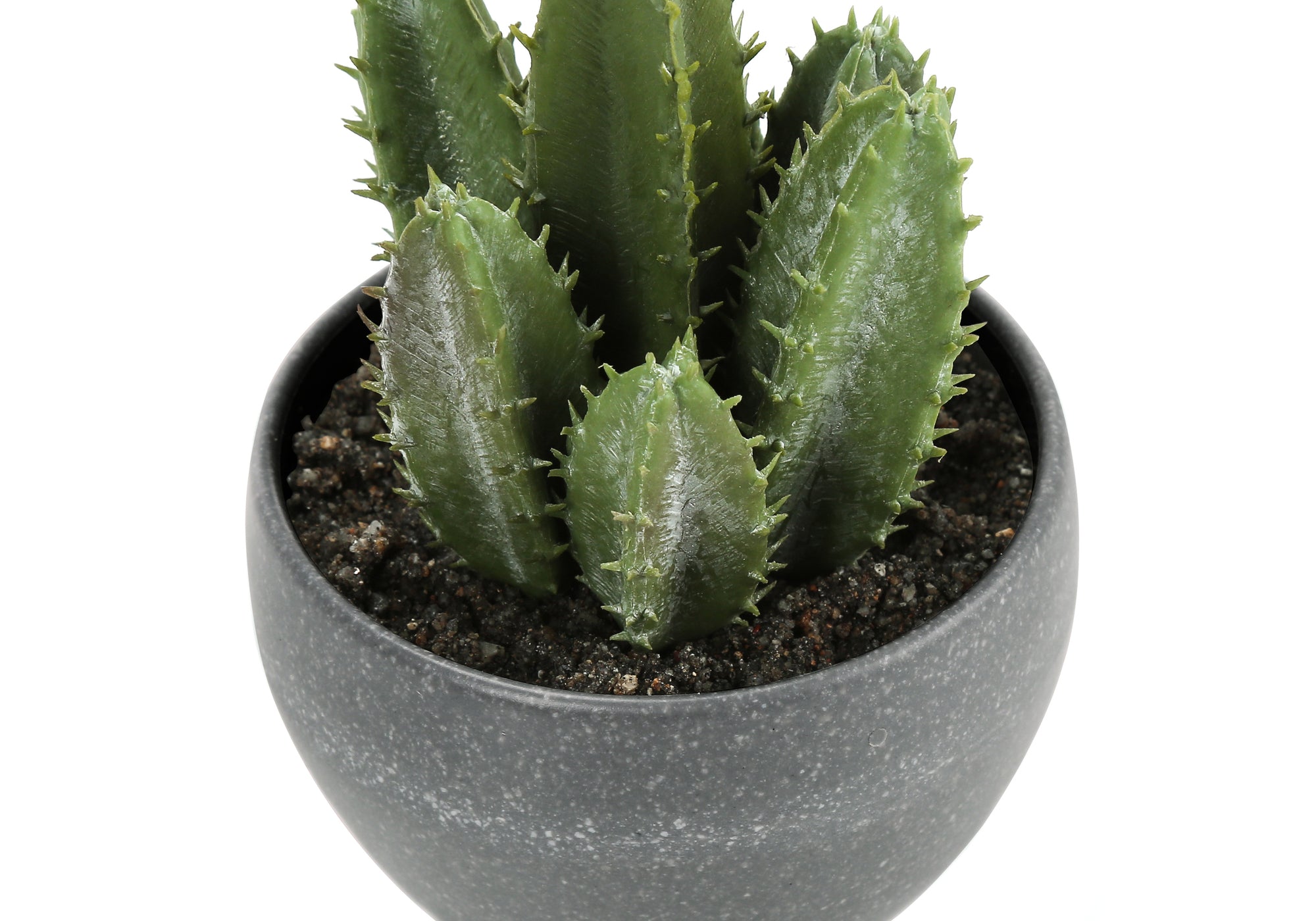 PLANTE ARTIFICIELLE - 3MCX / 6"H SUCCULENT POT GRIS 3"