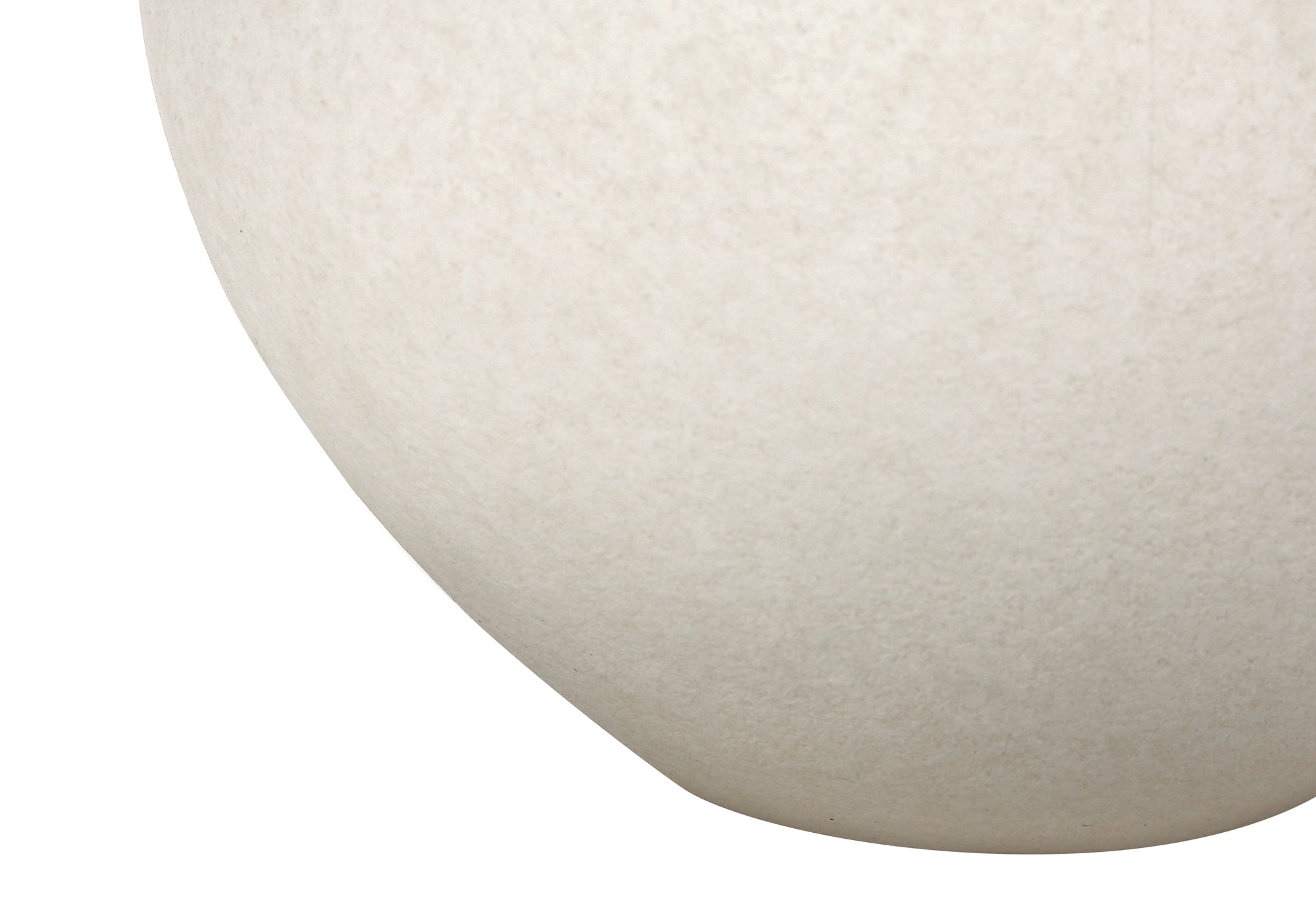 ÉCLAIRAGE - LAMPE DE TABLE 16"H CÉRAMIQUE CRÈME / ABAT-JOUR CRÈME