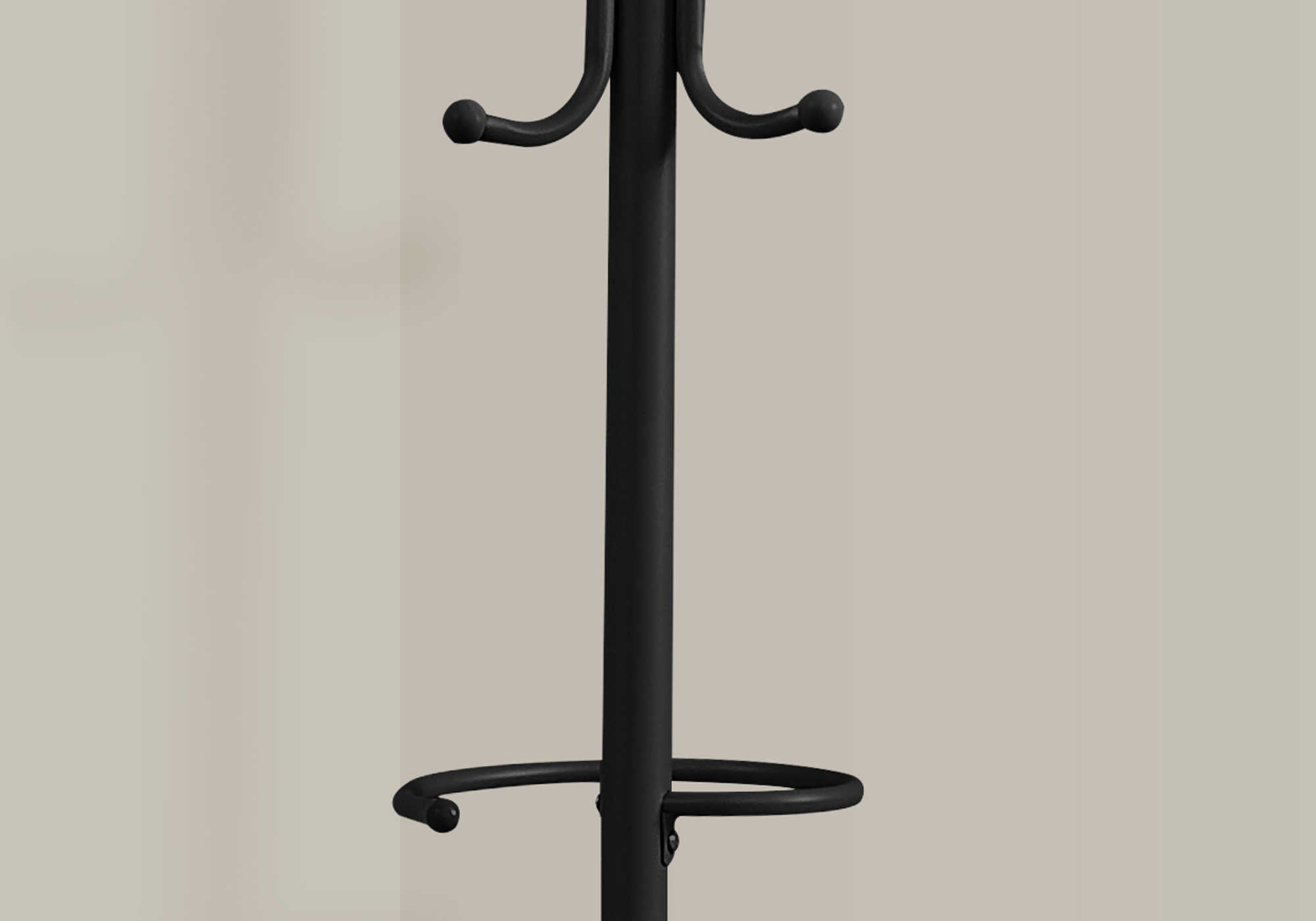 PORTE MANTEAU - 68"H / METAL NOIR ( Meuble Mtl ) 