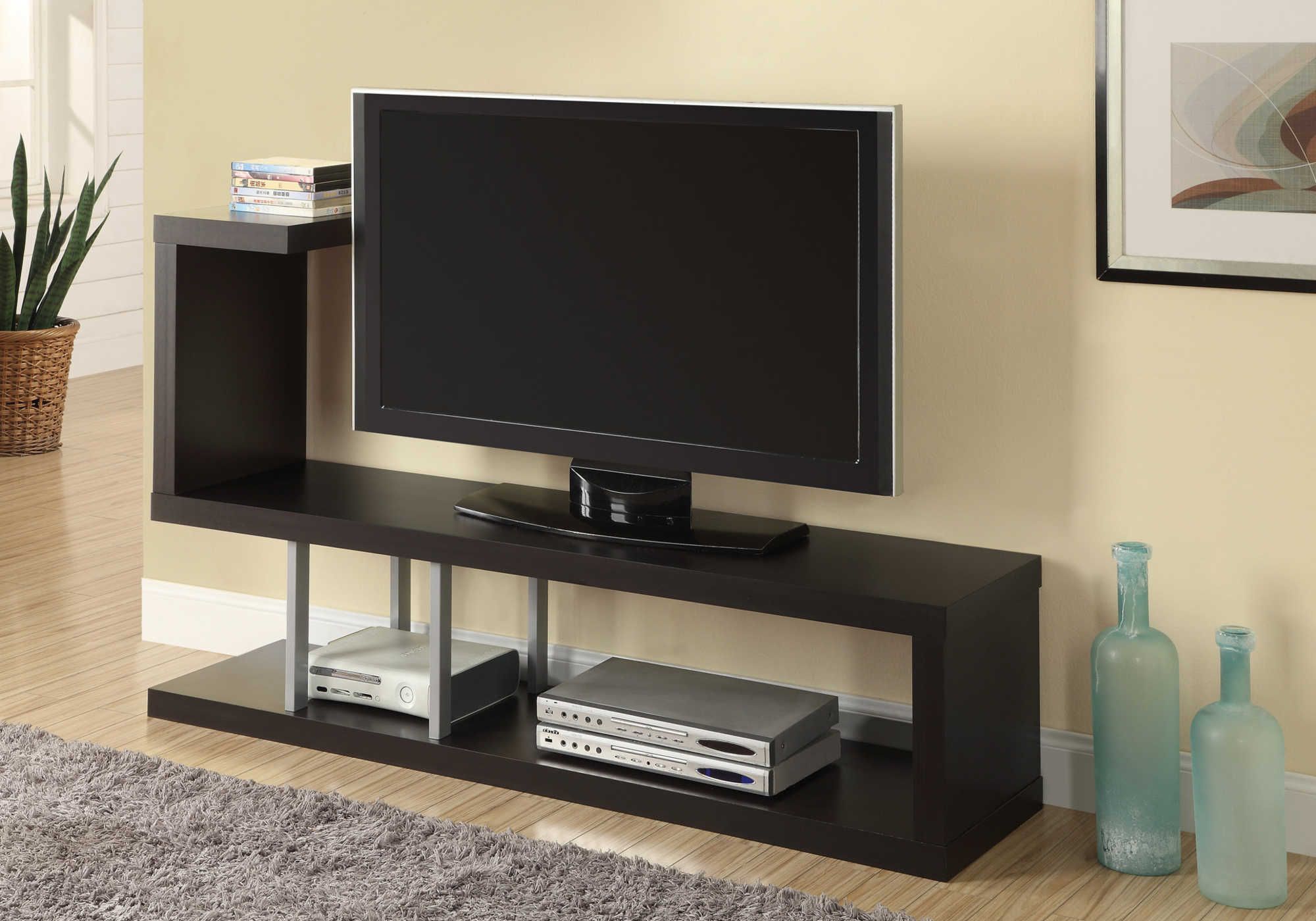 MEUBLE TV - 60"L / ESPRESSO ( Meuble Mtl )