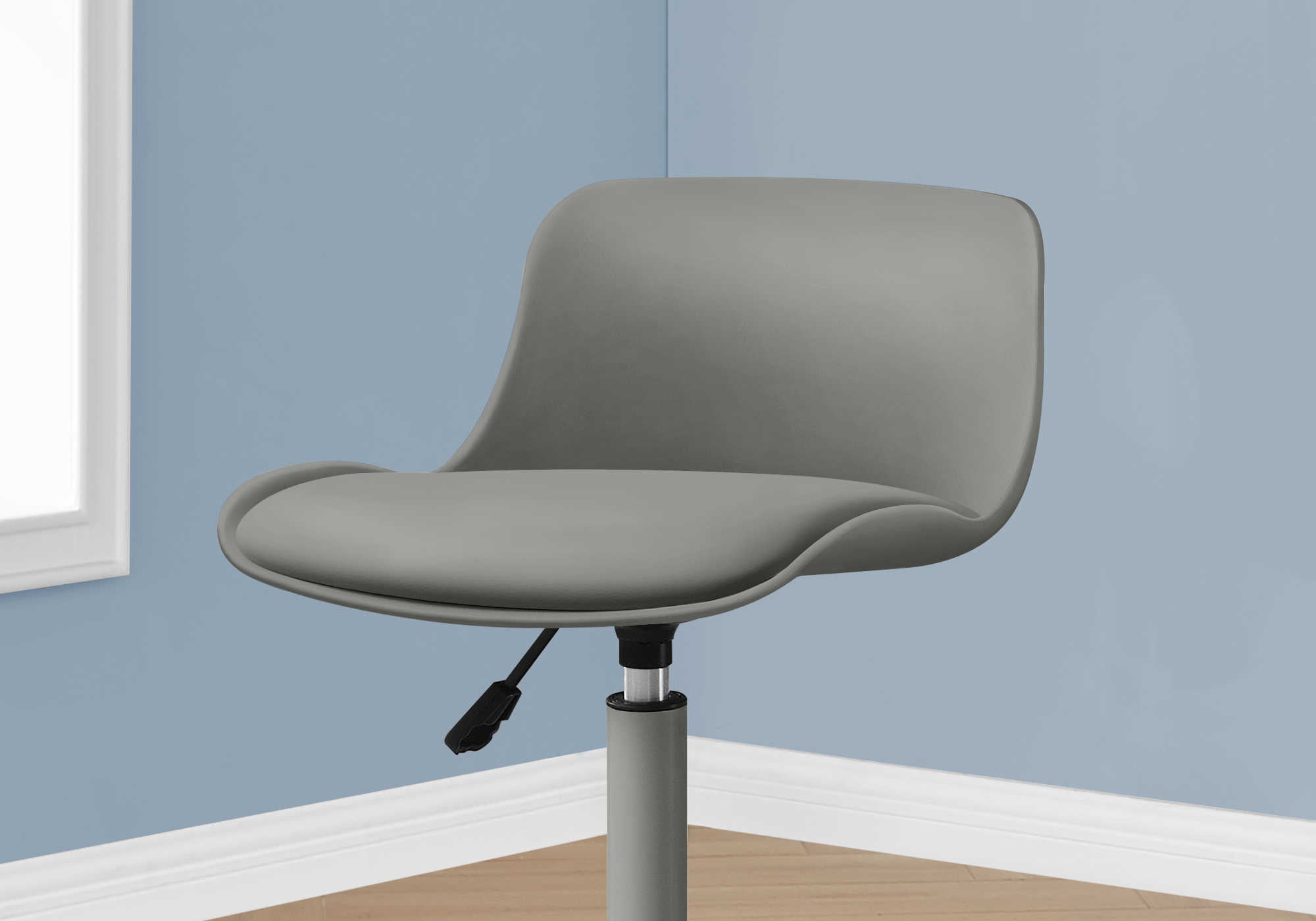 CHAISE DE BUREAU - GRIS JUVENILE / MULTIPOSITIONS ( Meuble Mtl )