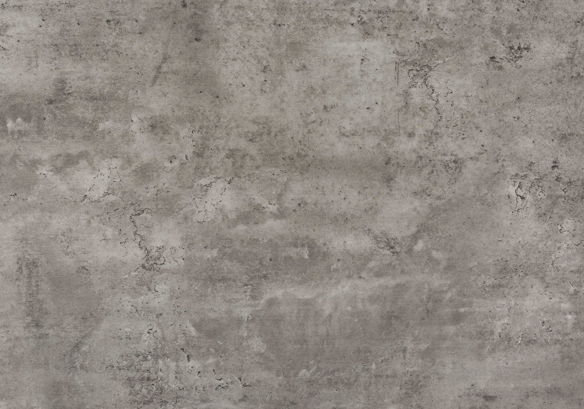BUREAU D'ORDINATEUR - 60"L / BÉTON / COIN G/D METAL ARGENT ( Meuble Mtl )