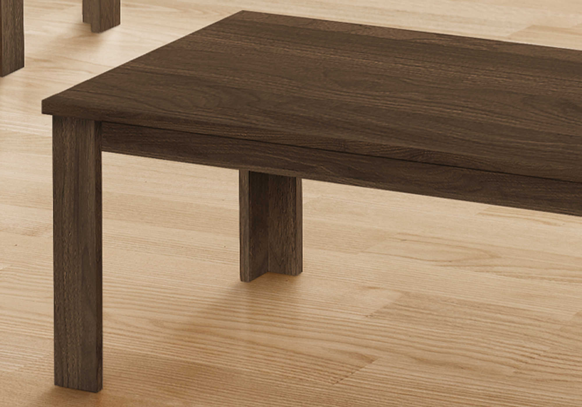 SET DE TABLE - 3PCS / NOYER FONCÉ ( Meuble Mtl )