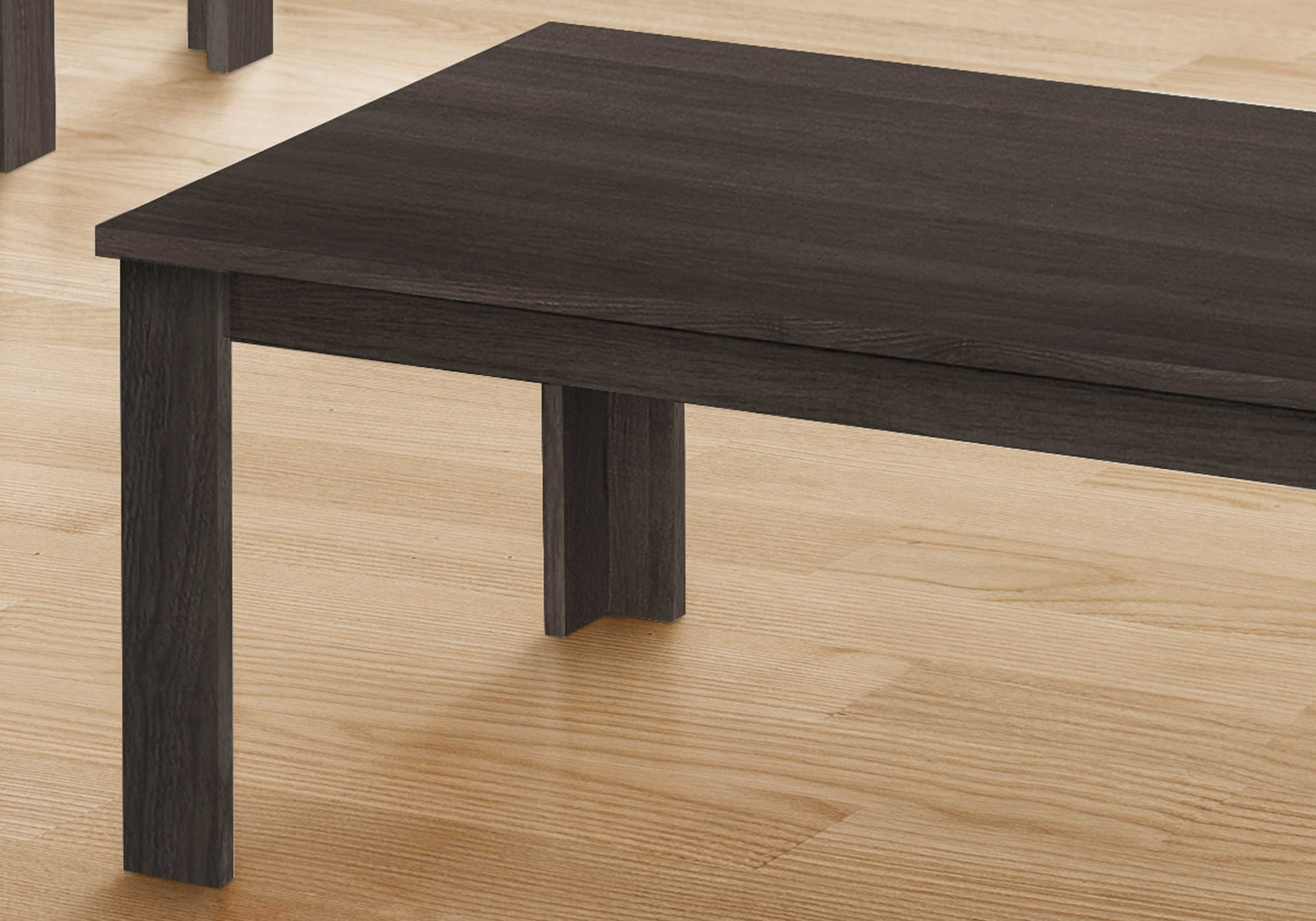 SET DE TABLE - SET 3PCS / CHENE MARRON ( Meuble Mtl )