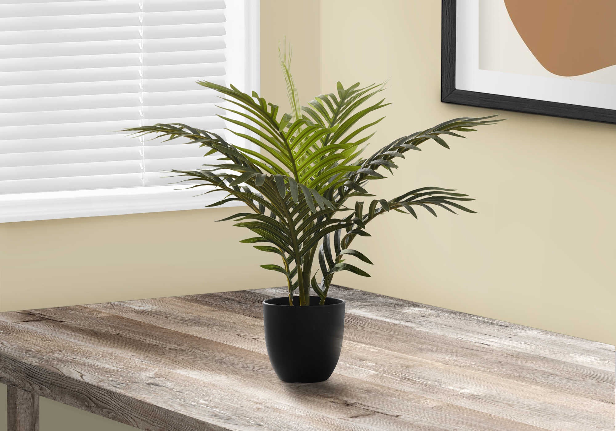 PLANTE ARTIFICIELLE - 20"H / PALMIER INTERIEUR POT 5"