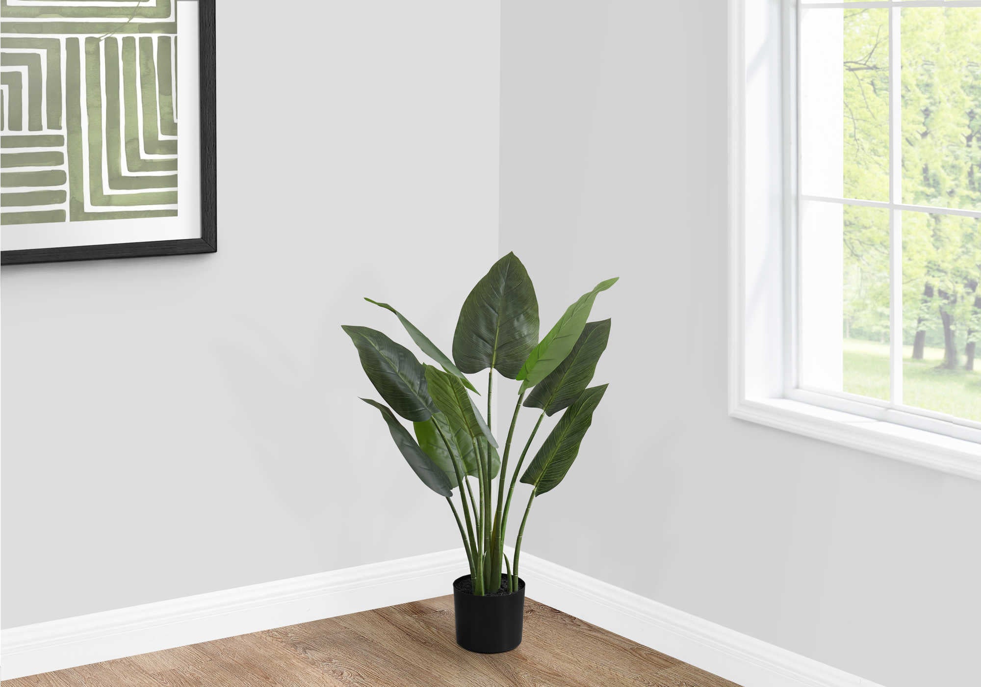 PLANTE ARTIFICIELLE - 37" H / POT INTÉRIEUR OR 6"