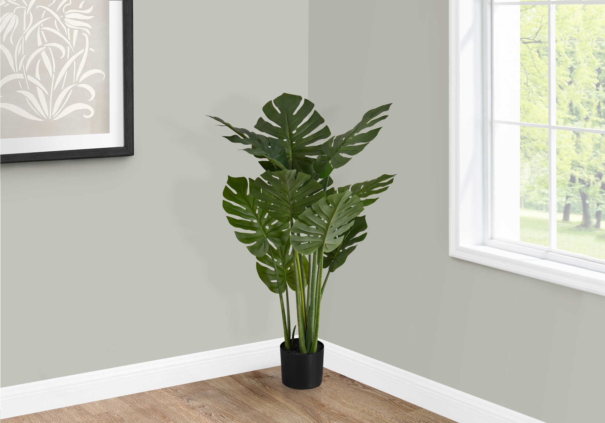 PLANTE ARTIFICIELLE - 45"H / MONSTERA INTERIEUR POT 6"