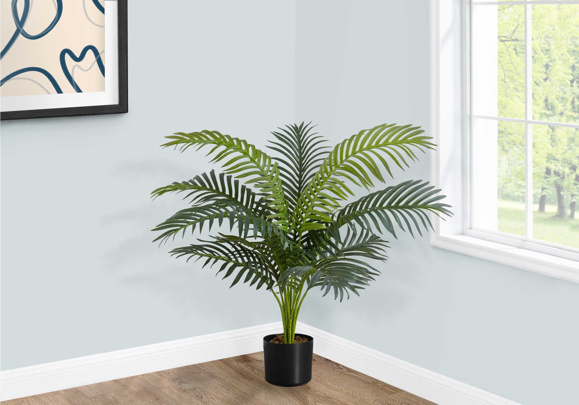 PLANTE ARTIFICIELLE - 34"H / PALMIER INTERIEUR POT 5"