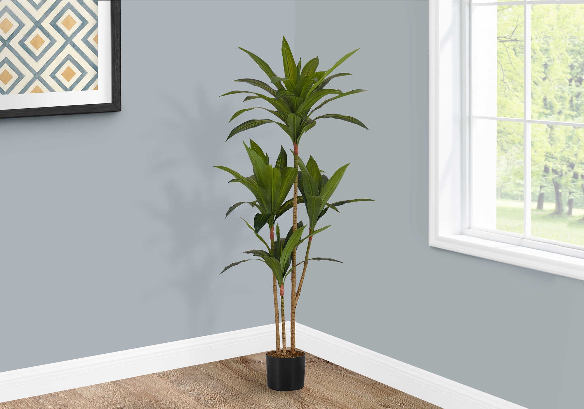PLANTE ARTIFICIELLE - 51"H / DRAC&Aelig;NA INTERIEUR POT 5"