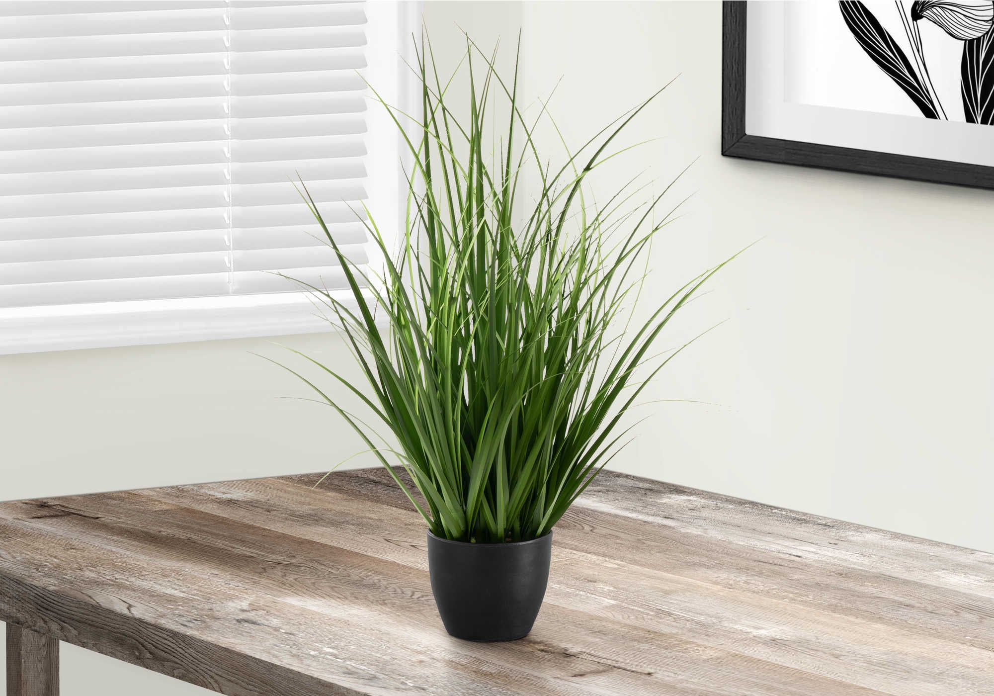 PLANTE ARTIFICIELLE - 23"H / GAZON INTERIEUR POT 4"