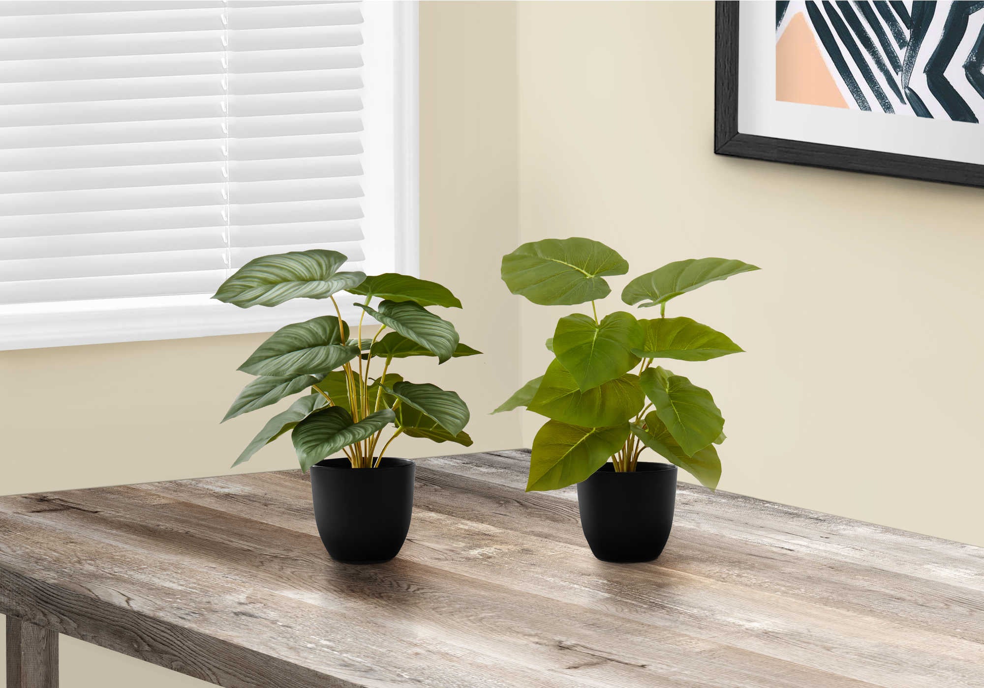 PLANTE ARTIFICIELLE - 2PCS / 13"H EPIPREMNUM / 4" POT